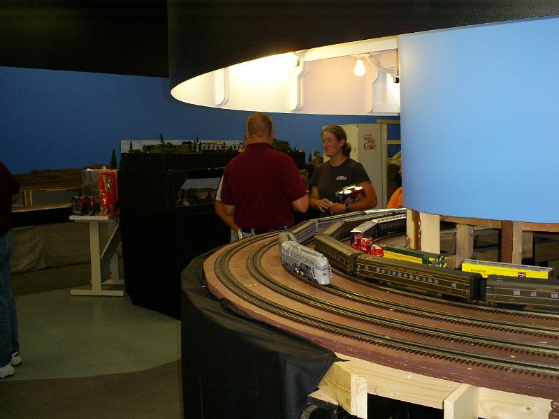 S5030024.JPG - Some of the MTH O Gauge trains