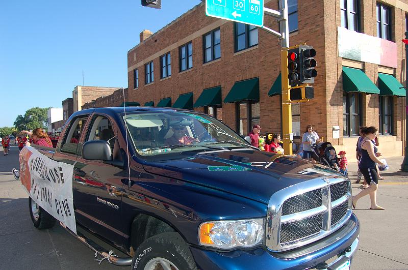 DSC_0544.JPG - Bill drives the truck in the Railroad Days parade