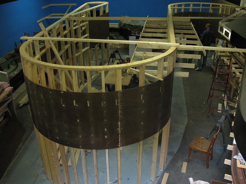 IMG_0022a.jpg - Construction of the supports for the lighting system begins