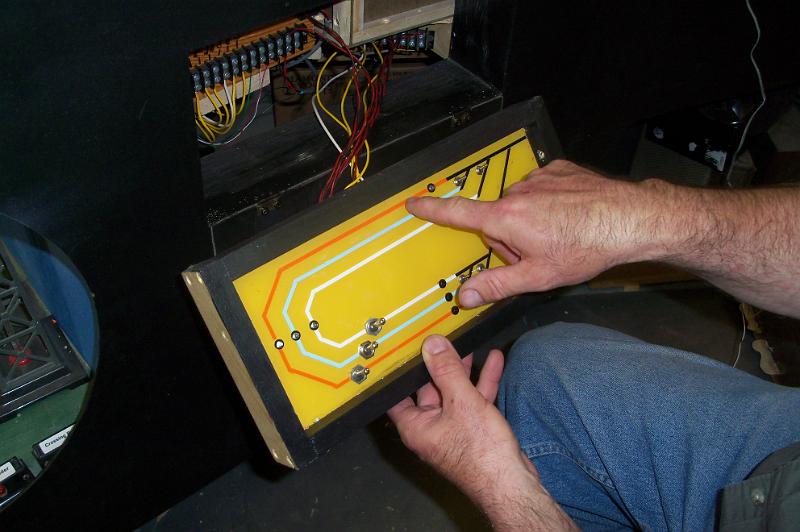 100_0500.JPG - Building a control panel - the Pinstriping